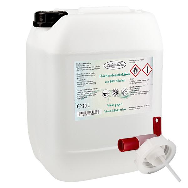 Wkład do dezynfekcji powierzchni 20L Doktor-Klaus Wkład do dezynfekcji powierzchni 20L Doktor-Klaus
