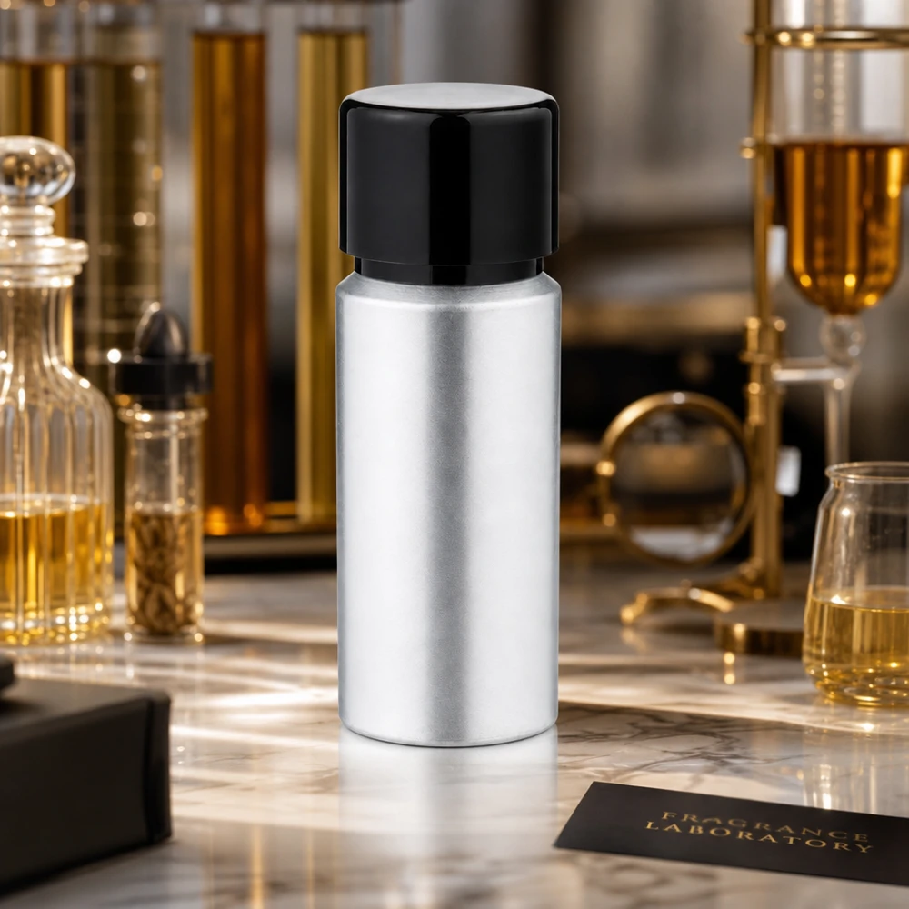 Butelka z barwionego aluminium o pojemności 20 ml z zakrętką Kompaktowa aluminiowa butelka o pojemności 20 ml i eleganckim wyglądzie - idealna do perfum i olejków zapachowych