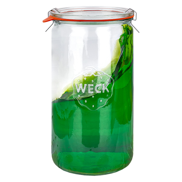 Zestaw 6 cylindrycznych słoików Weck o pojemności 1590 ml, kubki 1,5 l Zestaw 6 cylindrycznych słoików Weck o pojemności 1590 ml, kubki 1,5 l