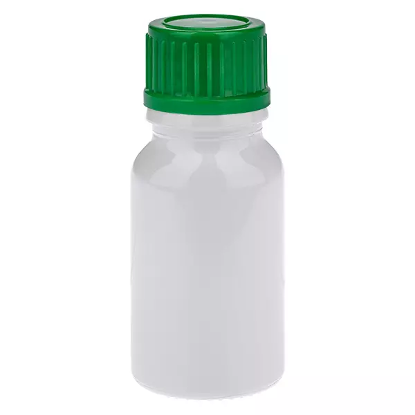 Butelka 10 ml, zakrętka 11 mm, zielona, standardowa WhiteLine UT18/10 Butelka 10 ml, zakrętka 11 mm, zielona, standardowa WhiteLine UT18/10