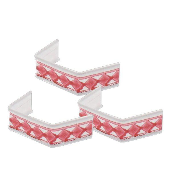 1 papierowy klips w kszta&#322;cie litery U, d&#322;ugo&#347;&#263; 40, czerwono-bia&#322;y