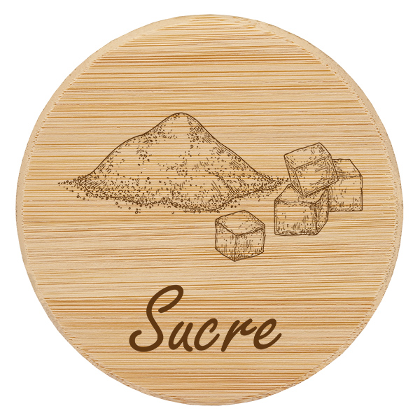 Drewniana pokrywka „sucre” do WECK RR100 Drewniana pokrywka „sucre” do WECK RR100