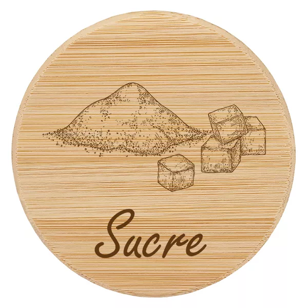 Drewniana pokrywka „sucre” do WECK RR100 Drewniana pokrywka „sucre” do WECK RR100