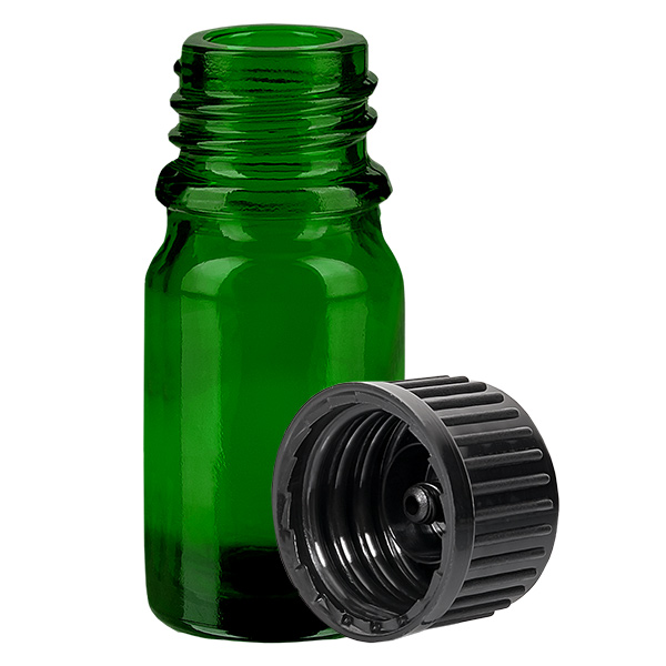 Butelka 5 ml, 11 mm SV, czarna STD GreenLine UT18/5 Butelka 5 ml, 11 mm SV, czarna STD GreenLine UT18/5