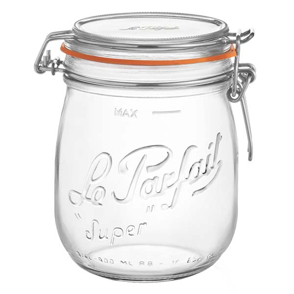 750ml Vorratsglas "Super" mit Bügelverschluss Le Parfait® 750ml Vorratsglas "Super" mit Bügelverschluss Le Parfait®