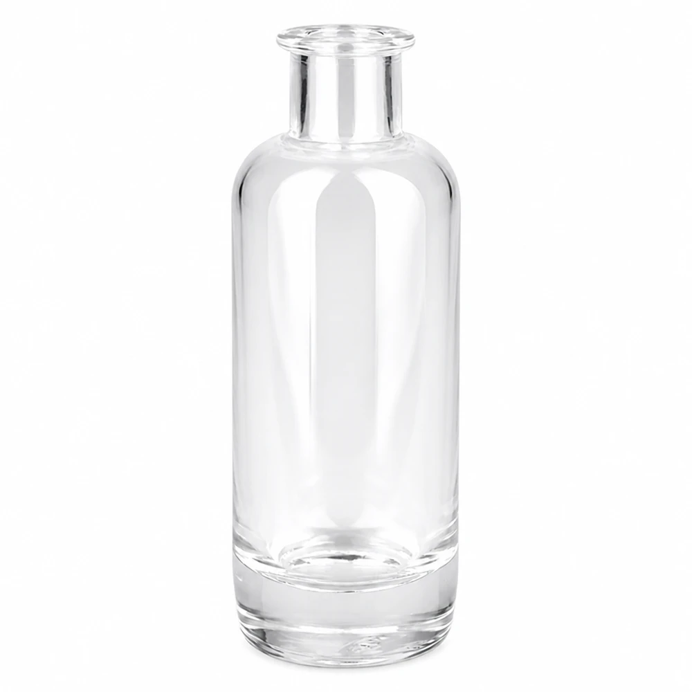 Szklana butelka Ella 200 ml bez zamknięcia UNiTWIST® 200ml szklana butelka Ella przezroczysta bez nakrętki gwint UNiTWIST pusta butelka kosmetyczna butelka farmaceutyczna