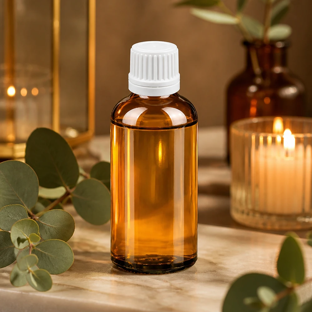 Butelka z kroplomierzem 50 ml 0,7 mm biały OV BrownLine UT18/50 Precyzyjna końcówka zakraplacza 0,7 mm w szklanej butelce BrownLine o pojemności 50 ml umożliwia dokładne dozowanie płynów.