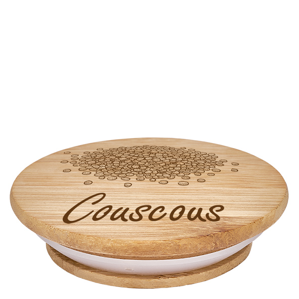 Drewniana pokrywka „Kuskus” do WECK RR100