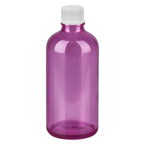 Butelka z zakraplaczem 100 ml 0,9 mm bia&#322;y standard PurpleLine UT18/100