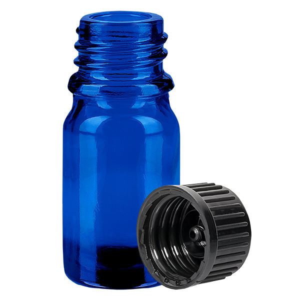 Butelka 5 ml 11 mm SV czarna STD BlueLine UT18/5