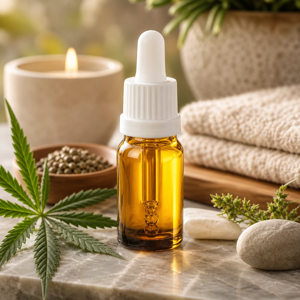Butelka z pipetą 5 ml biała OV BrownLine UT18/5 do precyzyjnego dozowania produktów kosmetycznych