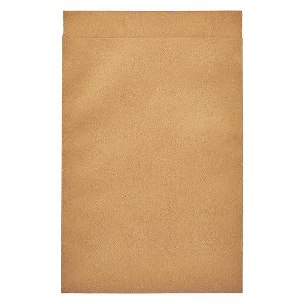 Torebka p&#322;aska br&#261;zowa (opakowanie 100 szt.) 85x117mm. Wykonane z papieru natronowego. Bezpieczne dla &#380;ywno&#347;ci. Bez fa&#322;dy bocznej i dolnej. 50 g/m&#178;