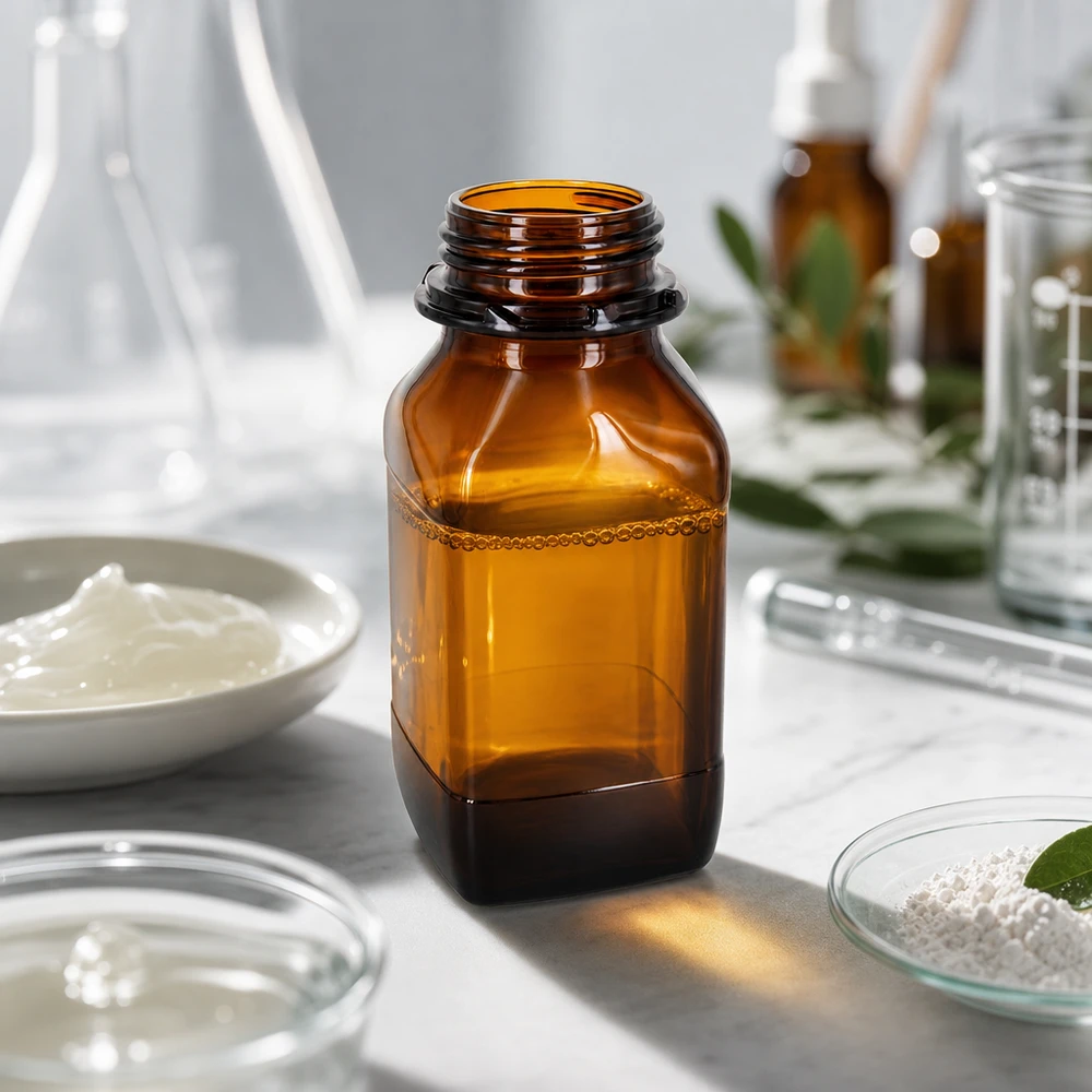 Butelka do przechowywania o pojemności 500 ml z brązowego szkła – niezawodna ochrona cennych substancji Profesjonalna butelka chemiczna 500 ml z gwintem do bezpiecznego zamykania w laboratorium