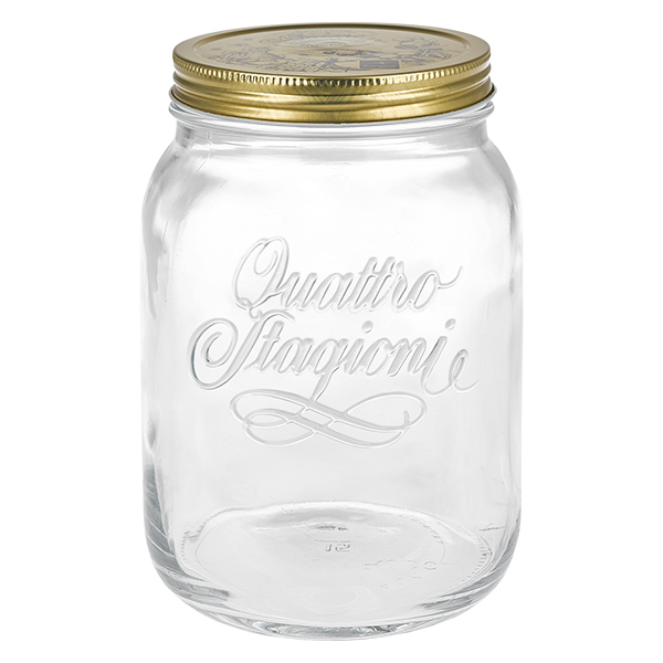 Słoik okrągły 2000 ml „Quattro Stagioni” z pokrywką