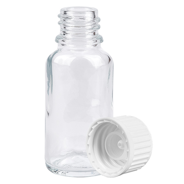 Butelka 20 ml (globul) 3 mm GR w. STD ClearL.UT18/20