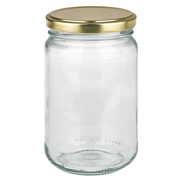 S&#322;oik okr&#261;g&#322;y 305 ml z pokrywk&#261; BasicSeal z&#322;ota UNiTWIST