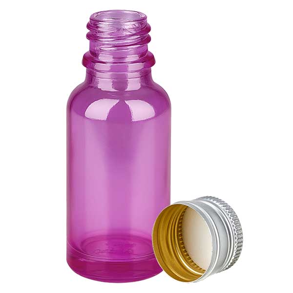 Butelka 20ml 11mm zakr&#281;tka aluminiowo-srebrna standard PurpleLine.UT18/20