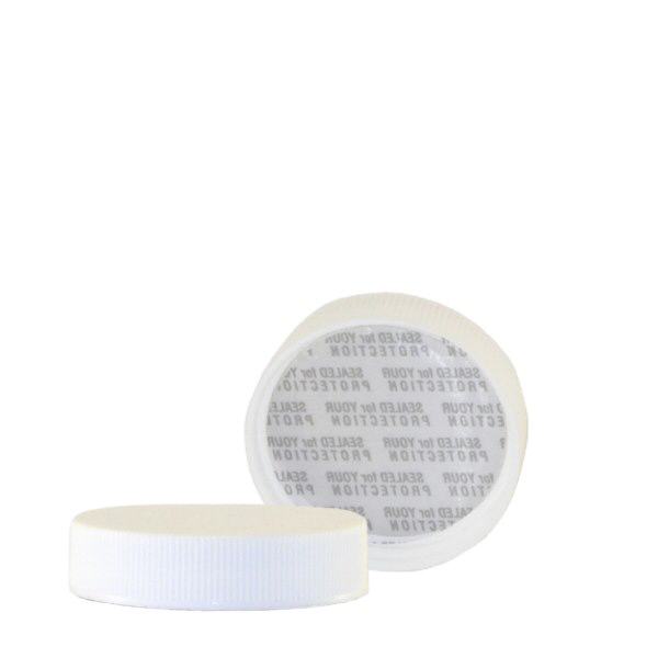 Zakr&#281;tka 38mm bia&#322;a SFYP dla Petpacker. Karbowana. Do zakr&#281;canych puszek PET z gwintem 38 mm (nr art. 104815)