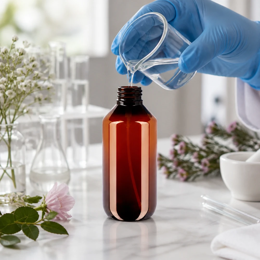 Handliche 200ml PET Sprühflasche für die professionelle Herstellung von Naturkosmetik