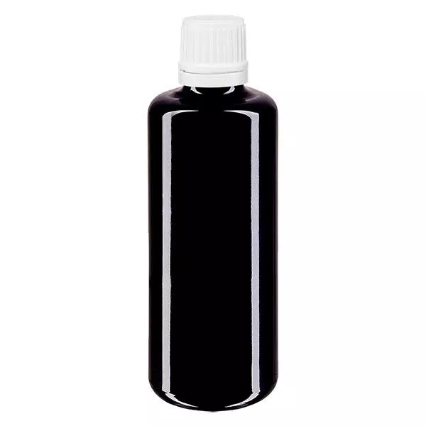 Butelka apteczna viol. 50ml kroplówka v. 1,2 mm biały OV Butelka apteczna viol. 50ml kroplówka v. 1,2 mm biały OV