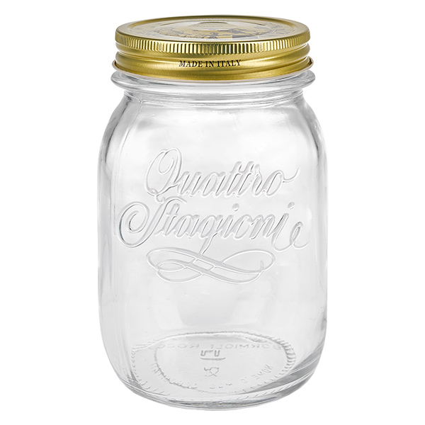 S&#322;oik okr&#261;g&#322;y 500 ml &#8222;Quattro Stagioni&#8221; z pokrywk&#261;