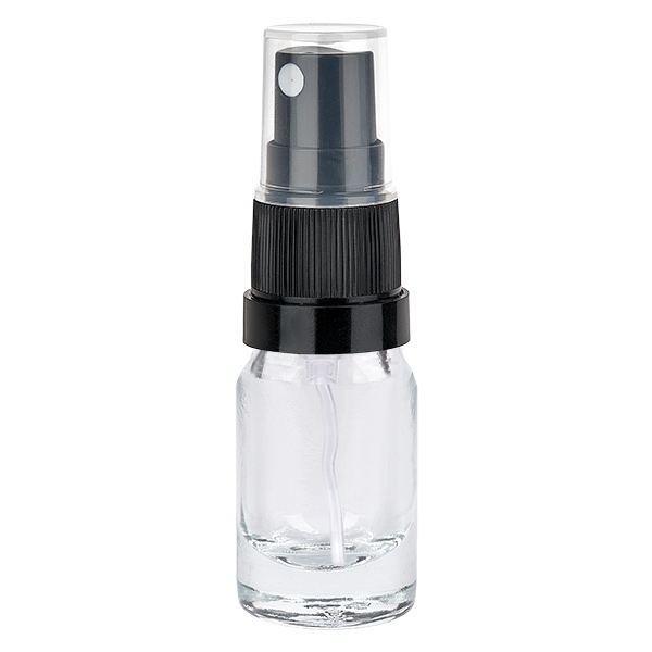 5 ml butelka ze spryskiwaczem czarna/przezroczysta STD ClearLine UT18/5