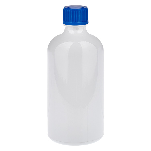 Butelka 100 ml, zakrętka 11 mm, niebieska, standardowa WhiteLine UT18/100 Butelka 100 ml, zakrętka 11 mm, niebieska, standardowa WhiteLine UT18/100