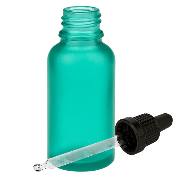 Butelka do leków płynnych 30 ml, czarna OV GreenLine UT18/30