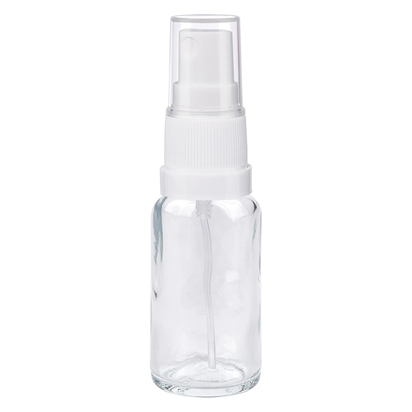 20 ml butelka ze spryskiwaczem biała/przezroczysta STD ClearLine UT18/20 20 ml butelka ze spryskiwaczem biała/przezroczysta STD ClearLine UT18/20