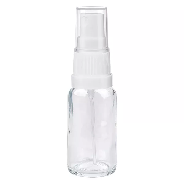 20 ml butelka ze spryskiwaczem biała/przezroczysta STD ClearLine UT18/20 20 ml butelka ze spryskiwaczem biała/przezroczysta STD ClearLine UT18/20