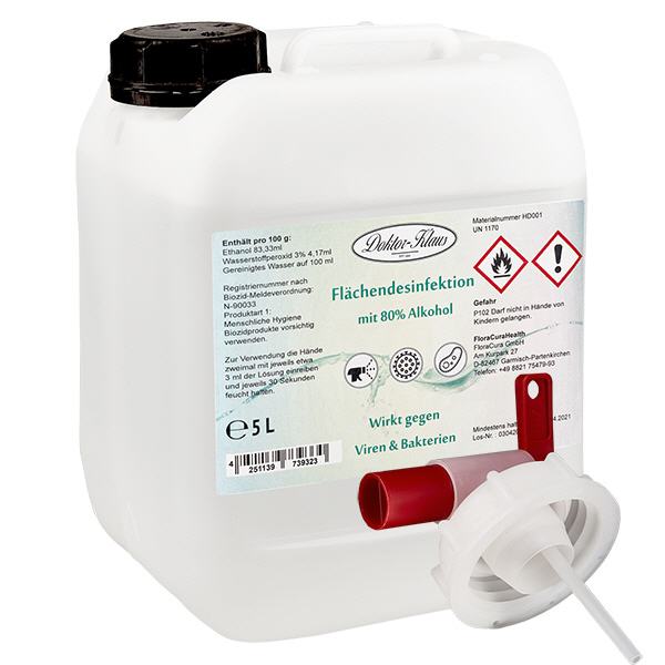 P&#322;yn do dezynfekcji powierzchni 5L Doktor-Klaus