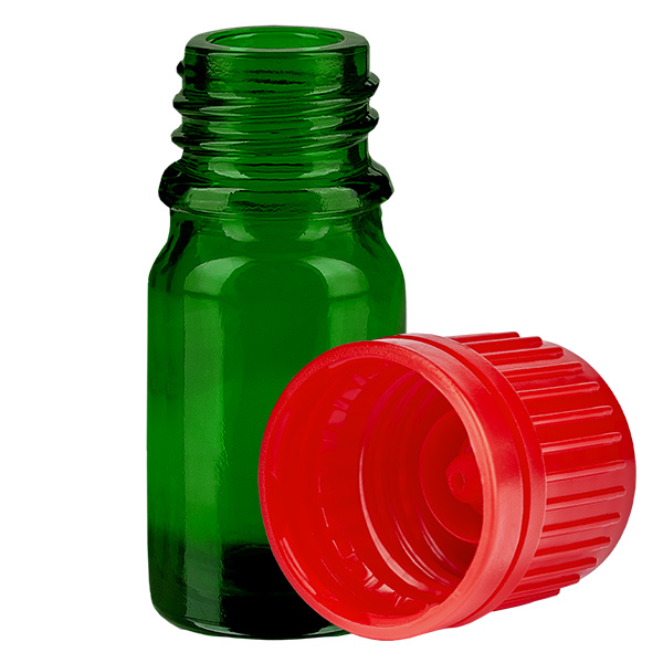 Butelka 5 ml 11 mm SV czerwona OV GreenLine UT18/5