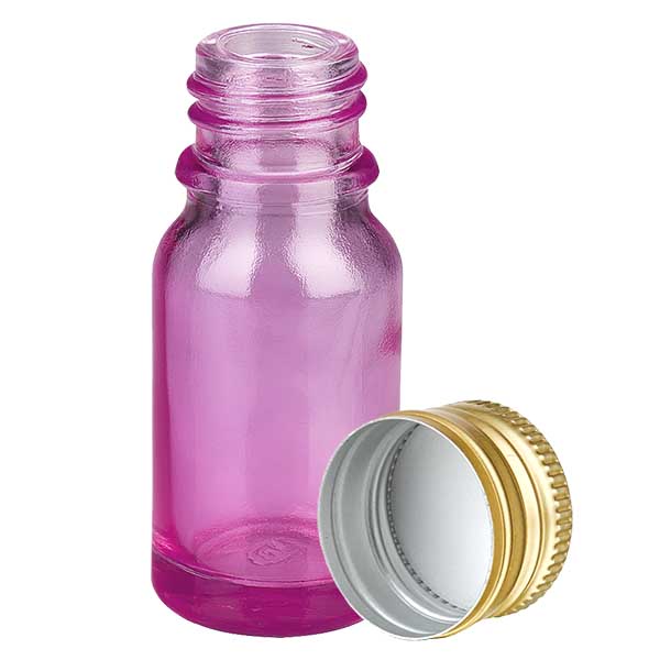 Butelka 10ml 11mm zakr&#281;tka aluminiowa standard z&#322;ota PurpleLine. UT18/10