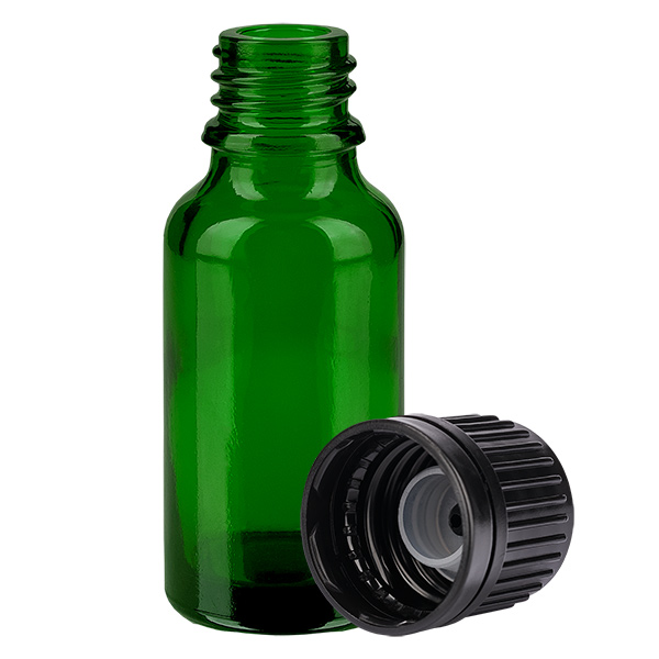 Butelka z pompką 20 ml czarna STD GreenLine UT18/20 Butelka z pompką 20 ml czarna STD GreenLine UT18/20