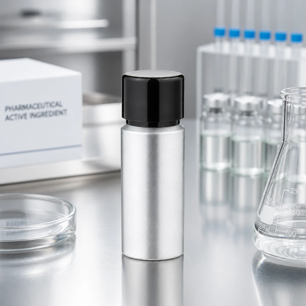 Butelka z barwionego aluminium o pojemności 20 ml z zakrętką Kompaktowy aluminiowy flakon o pojemności 20 ml z zakrętką - idealny do perfum i zapachów, które można zabrać ze sobą.