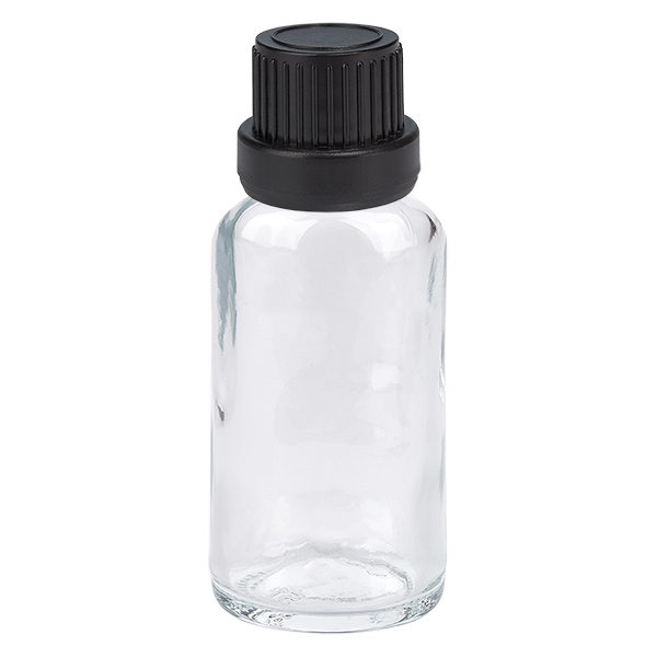 Butelka z zakraplaczem 20 ml 2 mm czarna OV ClearL. UT18/20