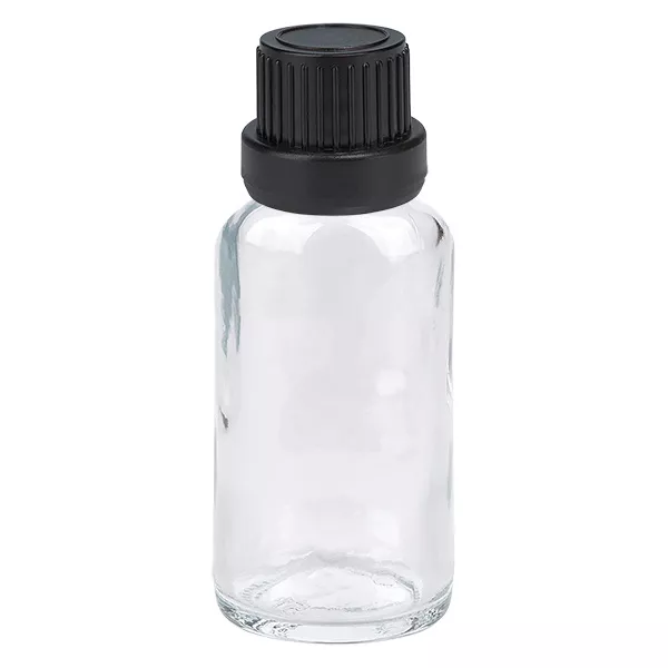 Butelka z zakraplaczem 20 ml 2 mm czarna OV ClearL. UT18/20
