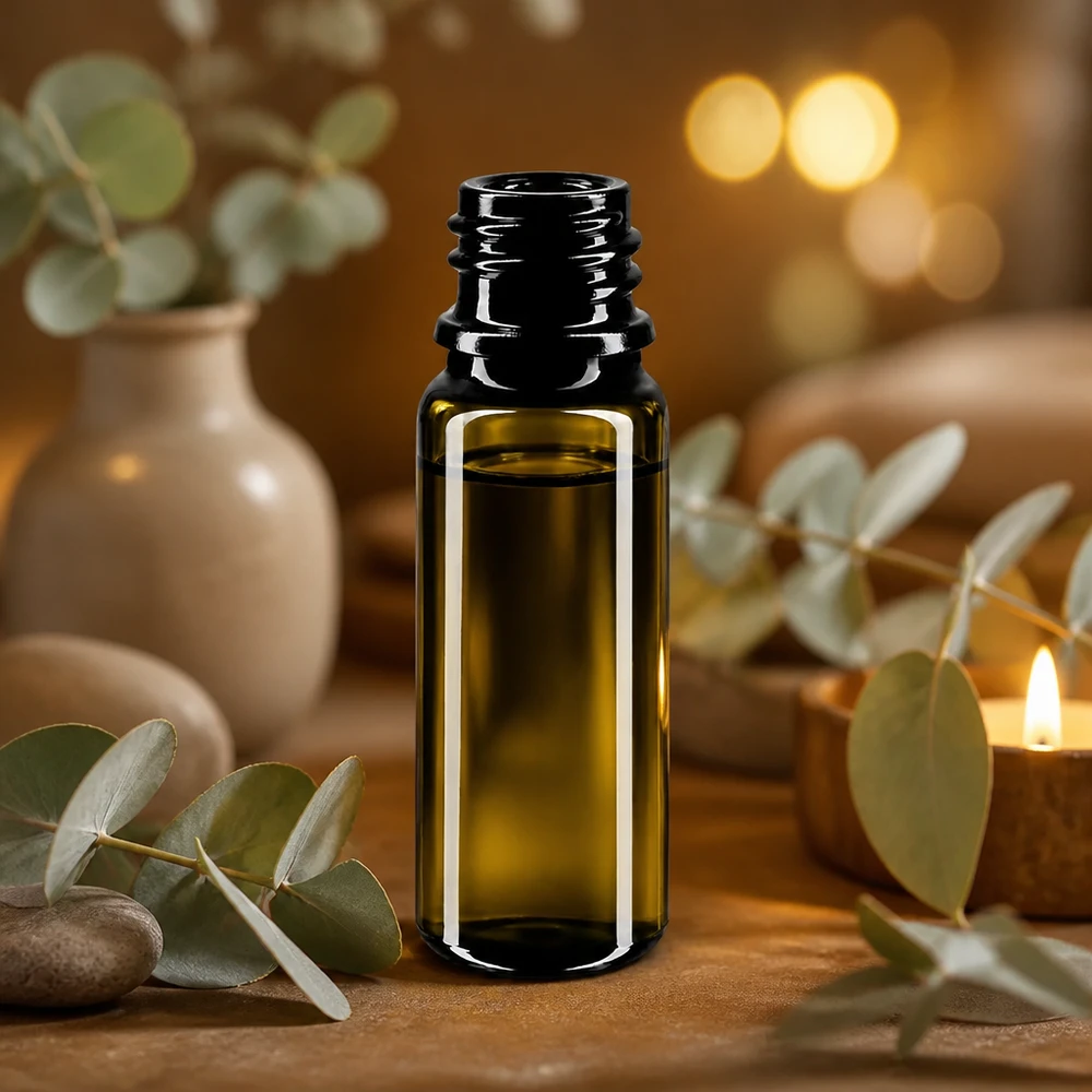 Butelka Mironglass 10ml DIN 18 gwint fioletowy do aromaterapii i kosmetyków naturalnych