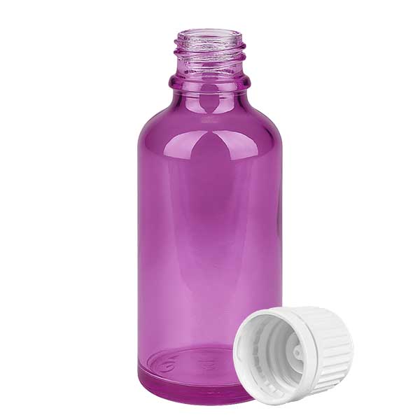 Butelka 50ml 11mm zakr&#281;tka bia&#322;a Oryginalna zakr&#281;tka PurpleLine UT18/50