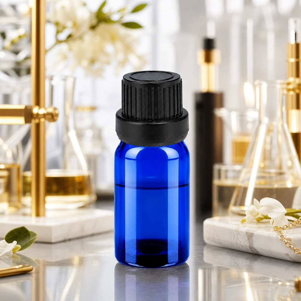 Butelka z zakraplaczem 5 ml 2 mm czarna OV BlueLine UT18/5 Kompaktowa butelka z zakraplaczem o pojemności 5 ml w kolorze niebieskim z precyzyjnym zakraplaczem o średnicy 2 mm do dokładnego dozowania.