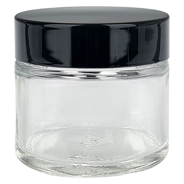 Szklany słoik 60 ml przezroczysty z pokrywką UNiTWIST Szklany słoik 60 ml przezroczysty z pokrywką UNiTWIST