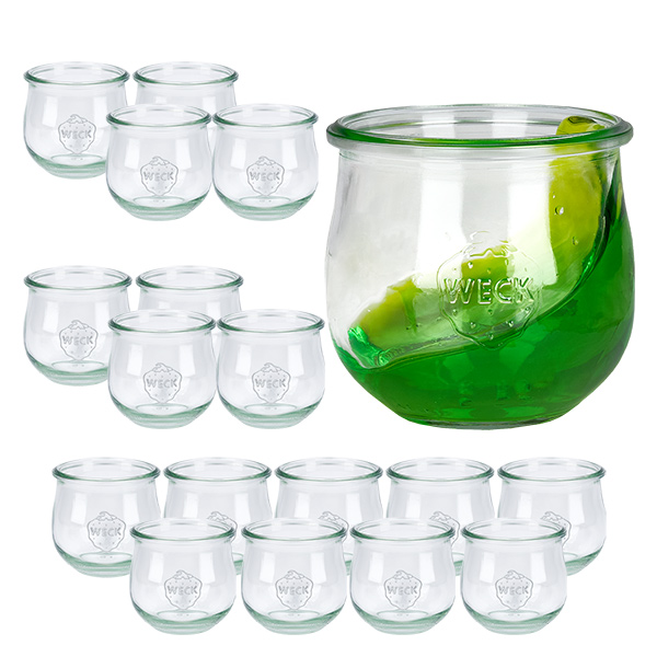 Zestaw 18 słoików Weck 370 ml, słoik tulipanowy Zestaw 18 słoików Weck 370 ml, słoik tulipanowy