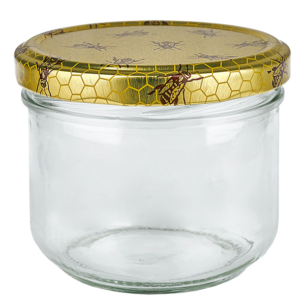 Kubki o pojemno&#347;ci 260 ml + pokrywka BasicSeal o strukturze plastra miodu UN...