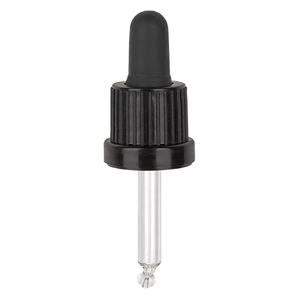Nasadka do pipet czarna DIN18, długość pipety 44 mm z pierścieniem zabezpieczającym przed manipulacją. Nie przepuszcza alkoholu. Do pipet ApoGlas® 5 ml Braun(++) i 5 ml Mironglas(+++) z gwintem 18 mm. Nasadka do pipet czarna DIN18, długość pipety 44 mm z pierścieniem zabezpieczającym przed manipulacją. Nie przepuszcza alkoholu. Do pipet ApoGlas® 5 ml Braun(++) i 5 ml Mironglas(+++) z gwintem 18 mm.
