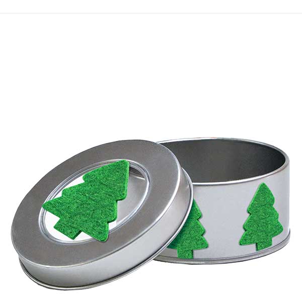 Filcowe naklejki &quot;Choinki&quot; (6 naklejek) | 1 arkusz = 6 naklejek.