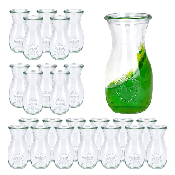 Zestaw 24 słoików Weck 290 ml butelka na sok Zestaw 24 słoików Weck 290 ml butelka na sok