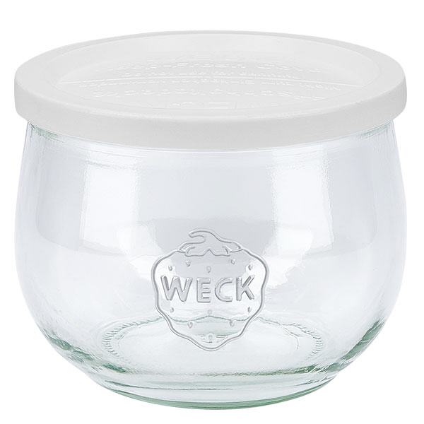 S&#322;oik tulipan o pojemno&#347;ci 580 ml z pokrywk&#261; WECK RR100