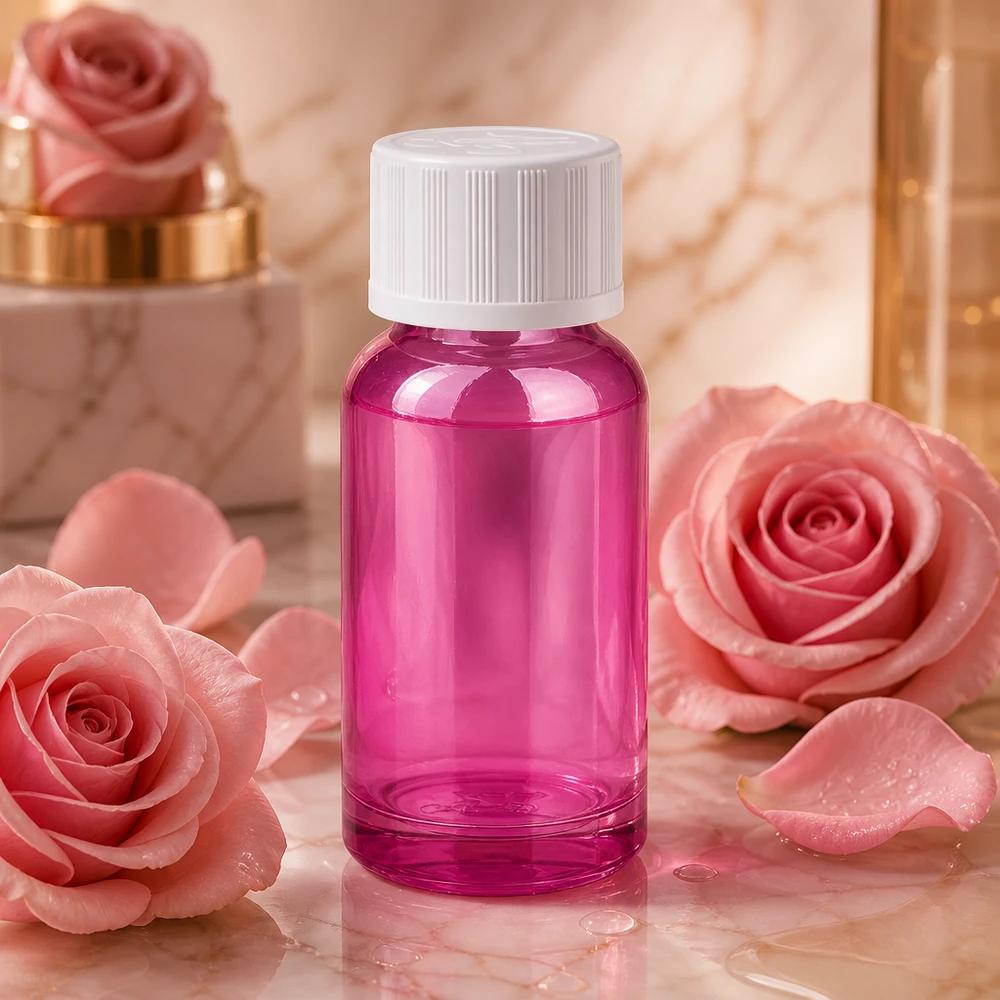 20 ml fioletowa plastikowa butelka z zakraplaczem z otworem 1,2 mm do precyzyjnego dozowania płynów