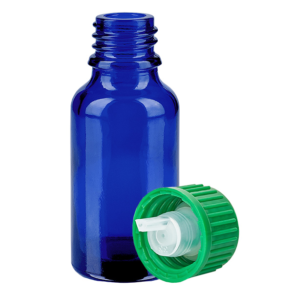 Butelka z kroplomierzem 20 ml 0,8 mm zielona STD BlueLine UT18/20