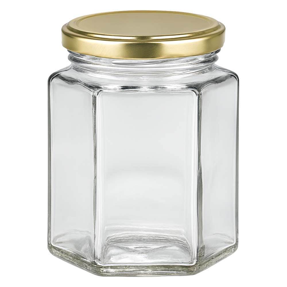 250g Honigglas mit goldenem Deckel BasicSeal UNiTWIST